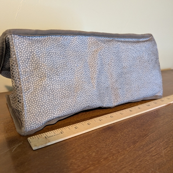 THIRTY-ONE Small Brown Small Polka-Dot TOTE - Picture 9 of 11